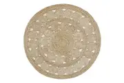 100cm Mehak Round Jute Rug