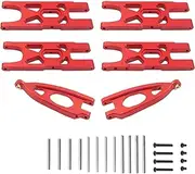 IWBR Front Rear Suspension Arm Set Swing Arms Upgrade Parts Fit for Arrma 1/10 Granite Voltage Mega 2WD RC Monster Truck