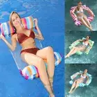 Pool Beach Hammock Swimming Chair Water Lounge Inflatable Bed Floating