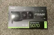 ASUS NVIDIA GEFORCE RTX 5070 PRIME EDITION - BRAND NEW, FACTORY SEALED