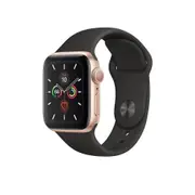 Apple Watch Series 5 (GPS) 40mm Gold AL Case Black Band - Good (Refurbished)