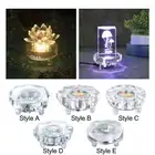 Crystal LED Light Base Illumination Stand for Acrylic Statues Vase Stand Cup