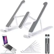 Adjustable Folding Ergonomic Cooling Laptop Stand Notebook Portable Tablet