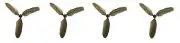 GoCat Da Purr-Peller Cat Toy Refill (4-Pack)