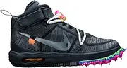 [Nike] Mens Air Force 1 Mid DO6290 001 Off-White - Black - Size 5