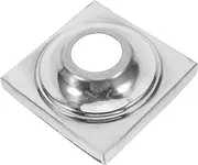 VANZACK Stainless Steel Flagpole Base with Reinforced Ball Seat Durable Post Cap for Use for Residential Commercial and Public Flag Displays