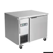 Thermaster Stainless Steel Single Door Workbench Fridge - Pizza Prep Fridges (TS900TN)