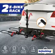 E Bike Rack Bicycle Carrier Rear Platform Car Foldable Storage Tilt Hitch Holder