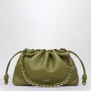 [Loewe] Flamenco Purse medium Light Moss One size Brown