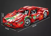 Super RACING Car Building Blocks Sets Bricks 1328pcs Mork Model 023002-1