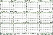 Double Sided Yearly Wall Calendar | Laminated Undated Planner | Reusable Task Organizer with Notes | Large Wall Planner for Classroom, Studio, Home and Office