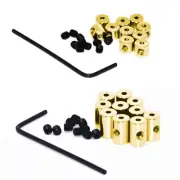 10 Pin Keepers Pin Lock Pin Back with Wrench Pin Locks for Badge Security