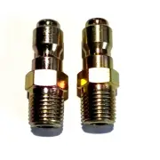 2 Legacy 8.707-139.0 Pressure Washer Hose Quick Coupler Plugs 1/4 NPT