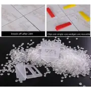 ️ 1000x Tile Leveling System Clips Levelling Spacer Tiling Tool Flo AU Stoc