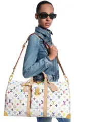 Louis Vuitton×Murakami 25SS Monogram Keypole Bandoliere 50 Boston
