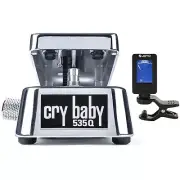 Dunlop 535Q-C Cry Baby Multi-Wah Guitar Effects Pedal with Tuner