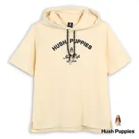 在飛比找momo購物網優惠-【Hush Puppies】女裝 帽T 簡約品牌英文刺繡小狗