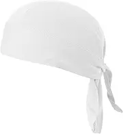[Generic] Bicycle Sweat-Wicking Cap Beanie Cap Cycling Headscarf Headband Quick-Dry Pirate Beanie White