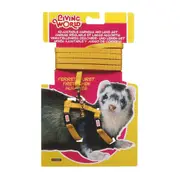 Living World Ferret Harness Lead Set Yellow
