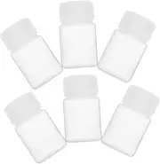 GANAZONO 6Pcs Chemical Reagent Bottles Transparent Storage Containers for Liquid Samples Sealing Performance High Temperature Resistant for Laboratory Use