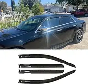 VICOJETOR Sunproof Waterproof Side Window Wind Deflector, 4pcs Protective Replacements Rain Guards Set, Window Visor fit for 2011-2023 Chrysler 300 94432