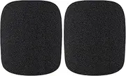 SOULWIT 2Pcs Protective Microphone Foam Cover Pop Filter for HyperX SoloCast Microphone Set, Mic Cover WindScreen with High-Density Foam - Black