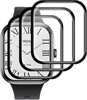 [3 Pack] Screen Protector for Redmi Watch 5, Electro-weideworld 3D Curved Soft TPU Anti-Scratch High Definition Screen Protector for Redmi Watch 5