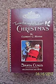 Hallmark Keepsake Santa Claus Ornament - NIP