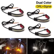 4PCS DRL LED Strip Lights Indicator For Kawasaki Ninja 250 300 650 R ZX6R ZX7R