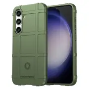 Square Grid Texture Shell for Samsung Galaxy S24 Flexible TPU Phone Case