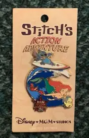DISNEY PIN STITCH ARIEL FLOUNDER SEBASTIAN ACTION ADVENTURE MGM STUDIOS LE PINS