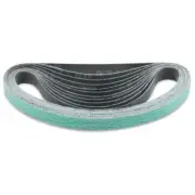 3/4 X 20 1/2 Inch Premium Zirconia Air File Sanding Belts, 10 Pack