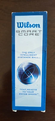 Wilson Smart Core Golf Balls Box of 3 USGA Conforms NEW High Powered Titanium