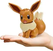 Pokemon Electronic & Interactive My Partner Eevee - Reacts to Touch & Sound, Over 50 Different Interactions with Movement and Sound - Eevee Dances, Moves & Speaks - Gotta Catch ‘Em All, Brown