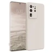 MCC For Samsung Galaxy S20 Ultra Soft Liquid Silicone Shockproof Case Cover G988 [White]