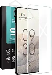[ZUSLAB] Screen Protector for Pixel 6 Tempered Glass Screen Protector Film Case Friendly 9H Hardness for Google (2021) - Clear