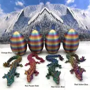 Dragon and Dragon Egg Set, 3D Crystal Dragon Fidget Toy for Autism ADHD-DR014