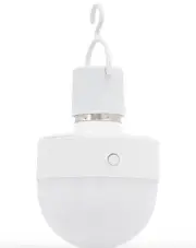 3-Color Changing Bulb, Rechargeable Light Bulb with Remote Control Magnetic Hang