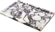 [FutureStone] Real Luxurious Natural Marble Vanity Tray Genuine Marble Storage Tray for Home Decor Stone Tray for Bathroom/Kitchen/Vanity/Dresser,Plate Holder for Tissues, Candles, Towel