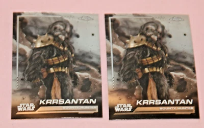KRRSANTAN (2) 2024 TOPPS CHROME STAR WARS #26 BOOK OF BOBA FETT