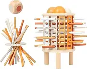 Toppling Leaning Tower Toy, Tower Toy Building Blocks, Educational Family Stacking Game for Children Boys Girls