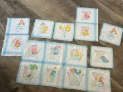 Vintage Care Bears ABC 1983 Springs American Greeting Kid Pattern 6706 13 Letter