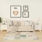 vidaXL Side Tables 2 pcs White 40x40x39 cm Solid Wood Pine
