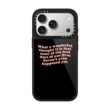 iPhone 17 Pro Glaze Case MagSafe Compatible Wonderful Thought iPhone Case by Quotes by Christie