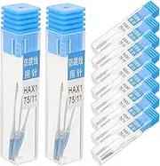 FONDOTIN 10Sets Professional Sewing Needles for Sewing Machines Wear Resistant Metal Needles for Quilting Embroidery and Craft Compatible with Electric and Manual Machines