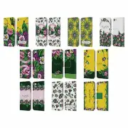 OFFICIAL FRIDA KAHLO PURPLE FLORALS LEATHER BOOK CASE FOR APPLE iPOD TOUCH MP3
