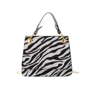 Crossbody Bags Lady Chain Travel Small Handbags Zebra Printed PU Leather Shoulder Messenger Bag for Women