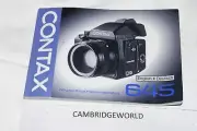CONTAX 645 CAMERA NEW INSTRUCTION MANUAL GUIDE BOOK GENUINE in ENGLISH & GERMAN