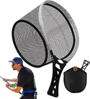 LeoLeozz Fish Nets for Fishing - Folding Aquarium Scooper - Retractable Portable Landing Net for Stream Mountain Shallows Riverbeds Wading Fishing