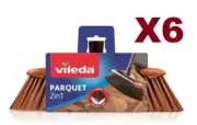 6 PZ VILEDA SCOPA PARQUET 2 IN 1 SUPERFICI DELICATE